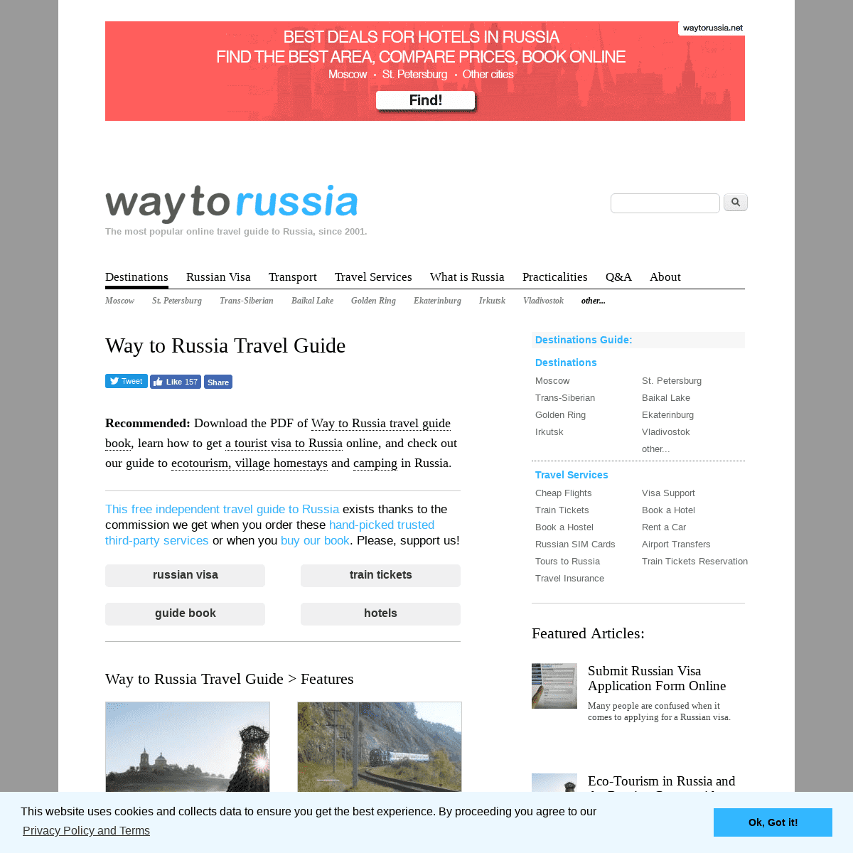 Way to Russia Travel Guide - City Guides, Russian Visas, Train Tickets