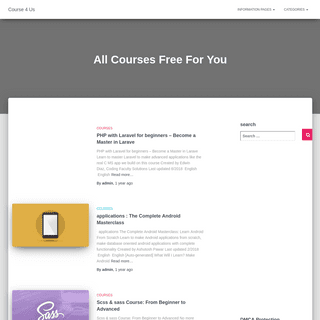 Course 4 Us - All Courses Free For You