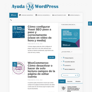 Ayuda WordPress • Recursos, themes, plugins y tutoriales en español
