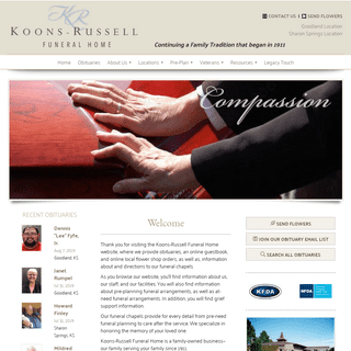Koons-Russell Funeral Home - Goodland KS funeral home and cremation