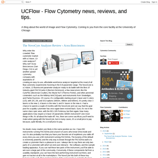 UCFlow - Flow Cytometry news, reviews, and tips.