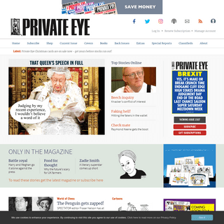 A complete backup of private-eye.co.uk