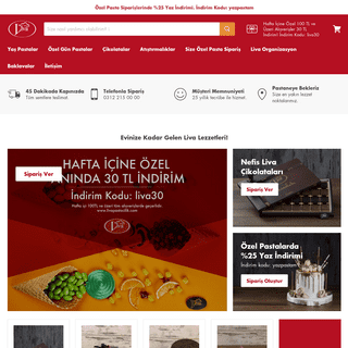 Liva Pastacılık - Ankara Online Pasta Sipariş