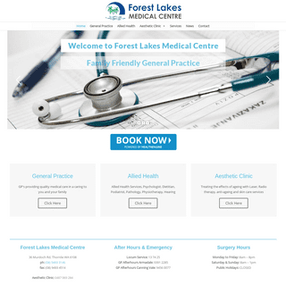 Forest Lakes Medical Centre - General Practice | Allied Health | Aesthetic Clinic