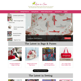 A complete backup of love-to-sew.com