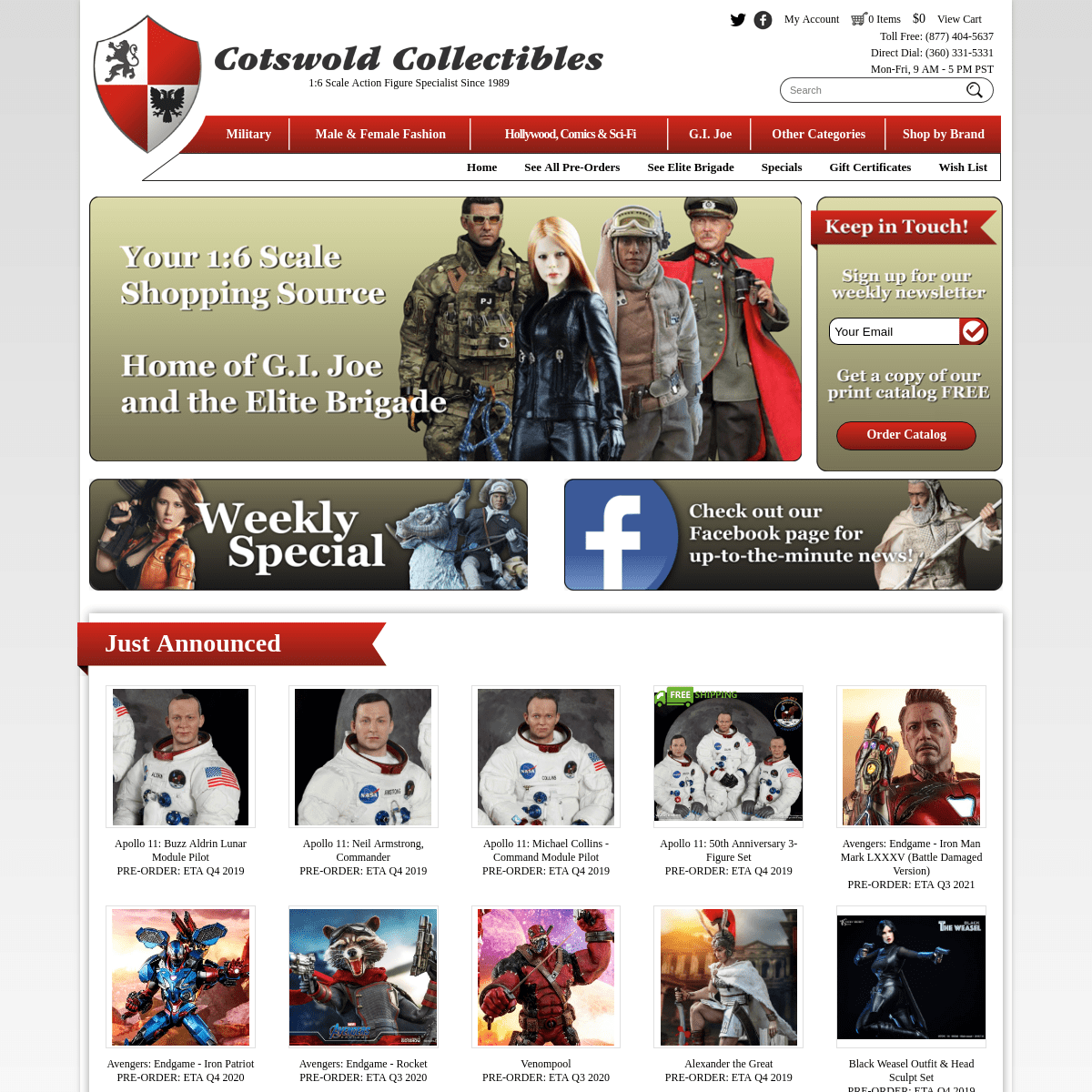 Cotswold Collectibles  - 1:6 Scale Action Figure Specialist Since 1989