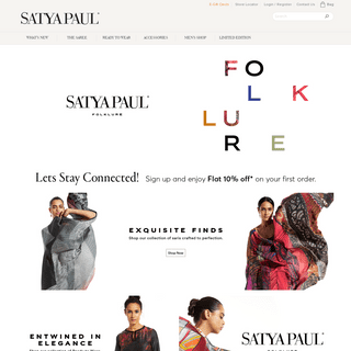 Satyapaul : Women's Clothing, Designer Sarees, Lehengas, Dresses & Fashion Accessories