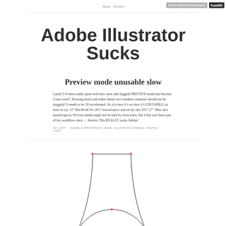 Adobe Illustrator Sucks