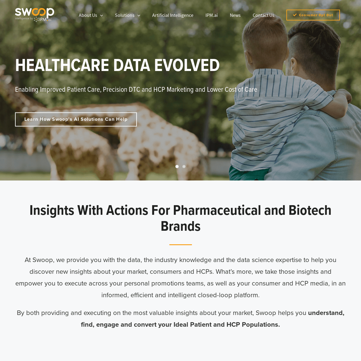 Swoop – Healthcare Data Solutions to Find, Engage and Convert Your Ideal Population