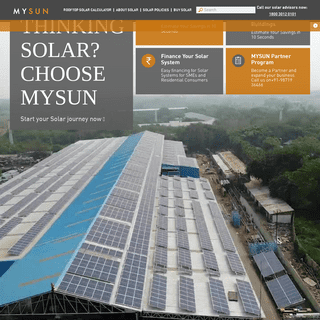 Leading Rooftop Solar Company in India - MYSUN