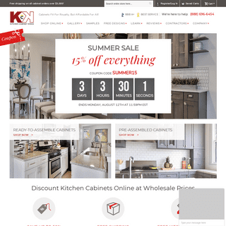 Discount Kitchen Cabinets Online | RTA Cabinets at Wholesale Prices