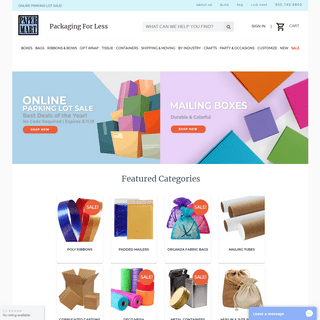 Wholesale Packaging Supplies and Products | Paper Mart