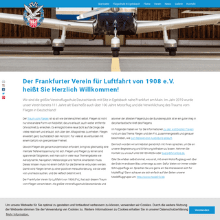 Startseite - Frankfurter Verein für Luftfahrt von 1908 e.V.
