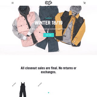 A complete backup of sagaouterwear.com