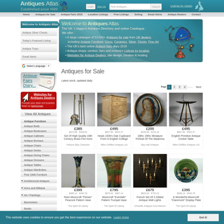 Antiques For Sale, UK Fairs Diary, Antique Shop-Dealer Directory and Antique Furniture - Antiques Atlas