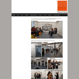 ErÃ¶ffnung am 30.4.2019 in der Kommunalen Galerie Berlin - frauenmuseumberlins Webseite!