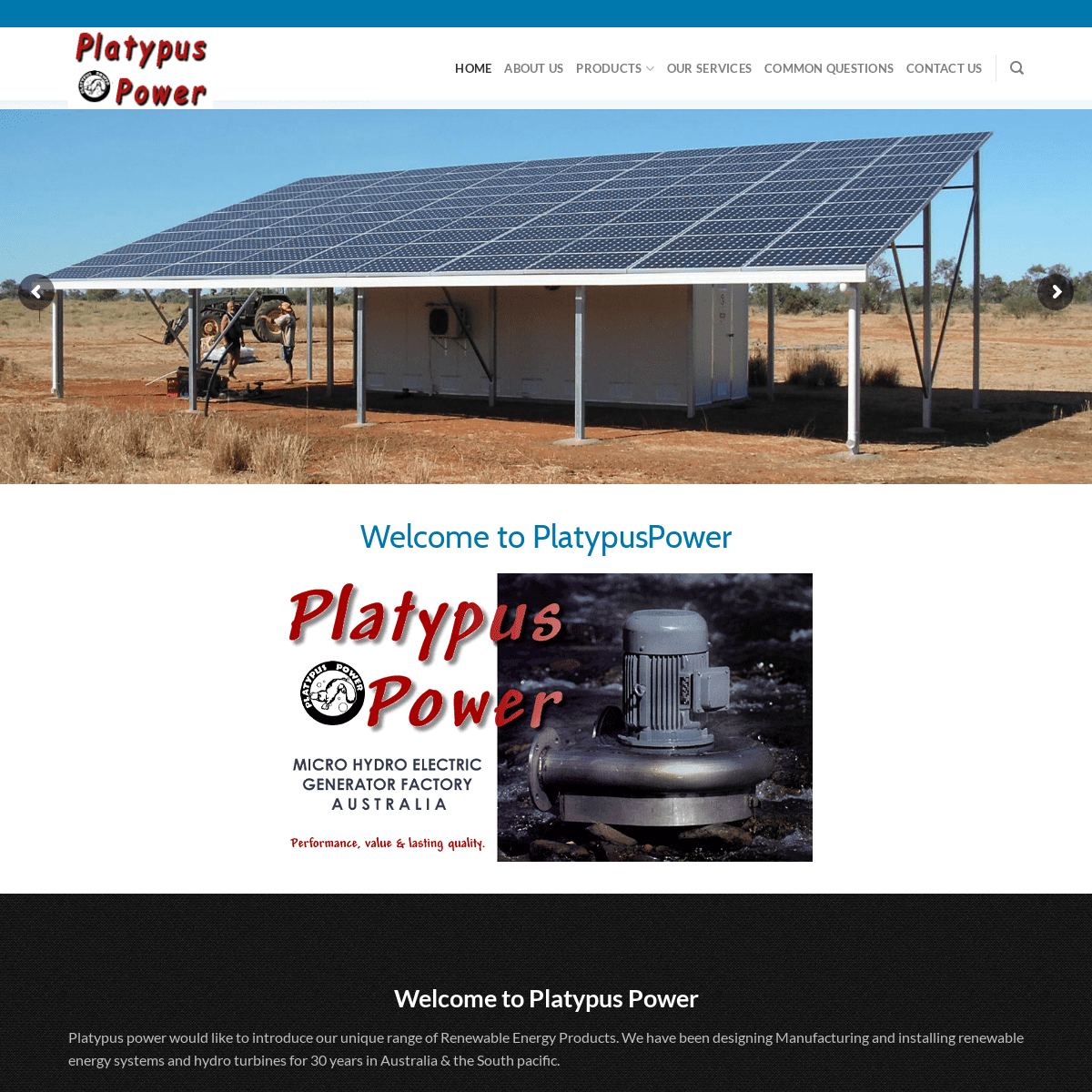 Platypus Power – Micro Hydro Electric Generator Factory