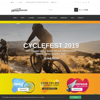 Mountain, Road, Hybrid & Electric Bikes - Cycle Clothing - Cycle Accessories - JE James Cycles