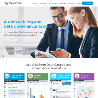 Ovaledge - A comprehensive data cataloging and governance solution
