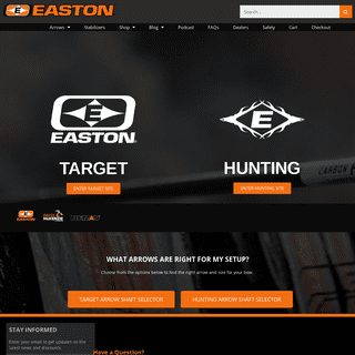 Arrows - Easton Archery - Best Target & Hunting Arrows Since 1922