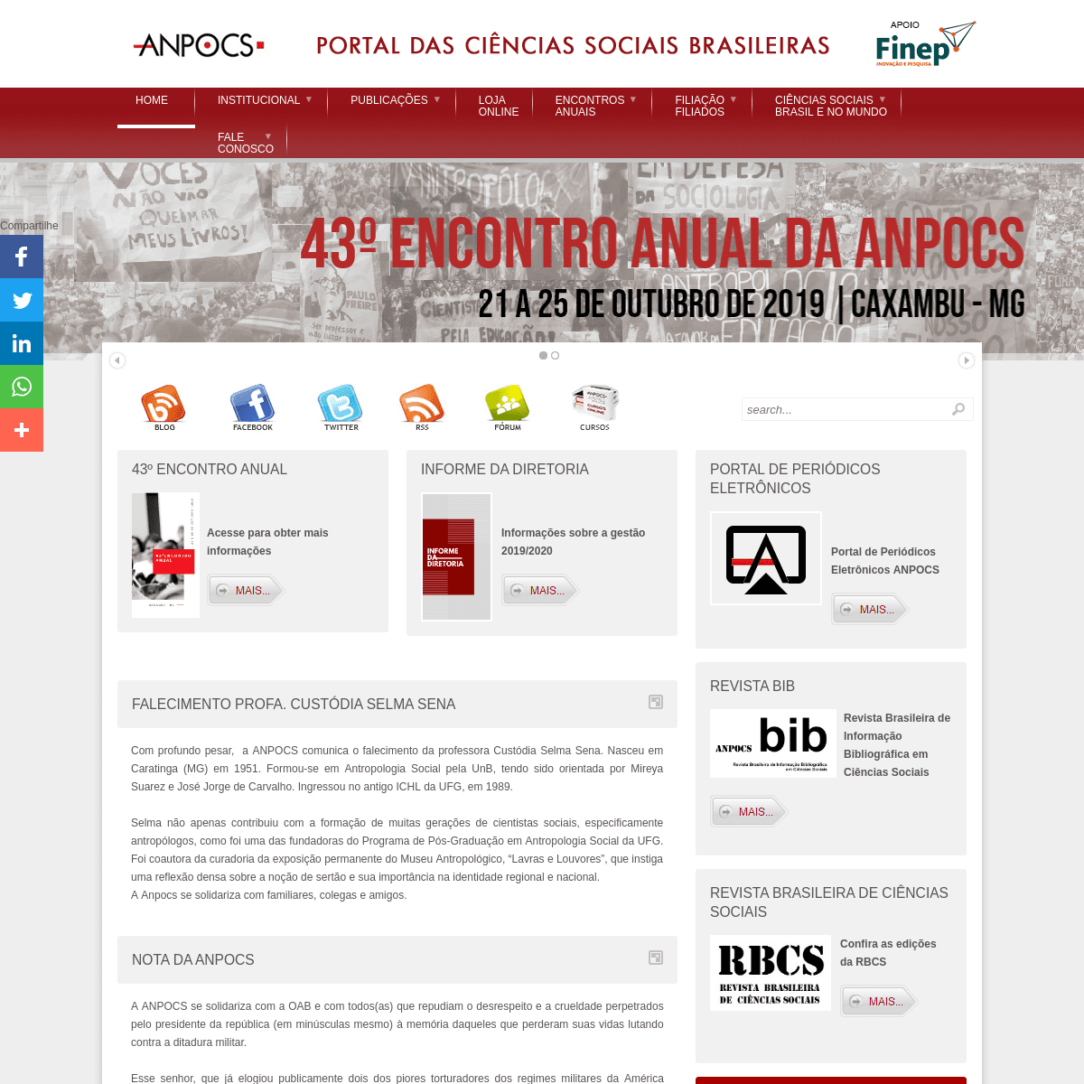 Portal das Ciências Sociais Brasileras