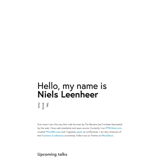 A complete backup of nielsleenheer.com