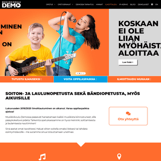 A complete backup of musiikkikouludemo.fi