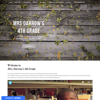 A complete backup of darrow4thgrade.weebly.com