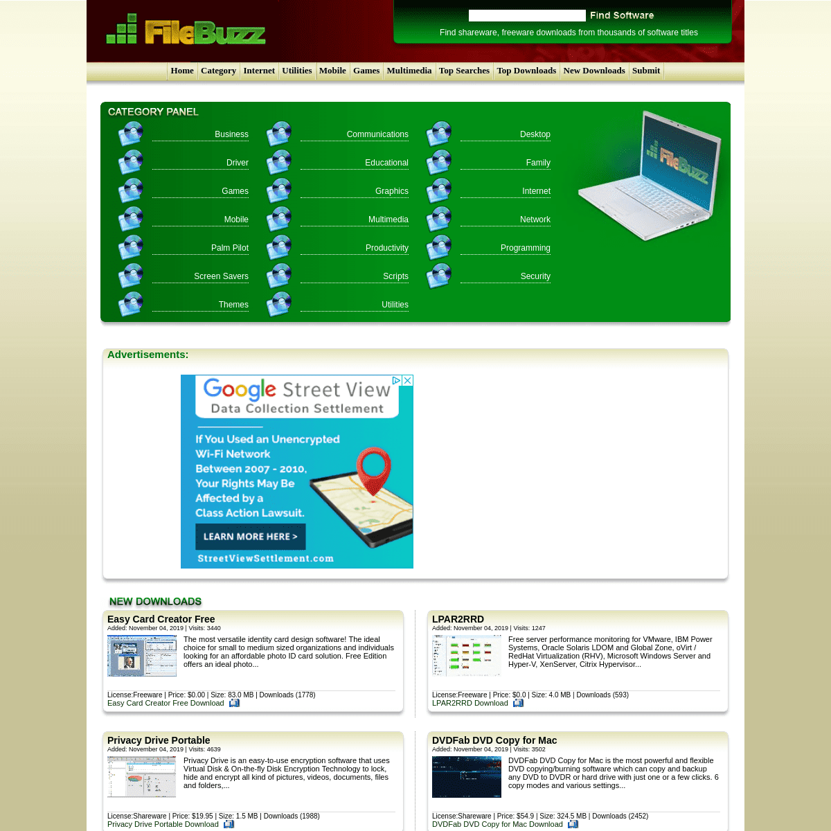 A complete backup of filebuzz.com