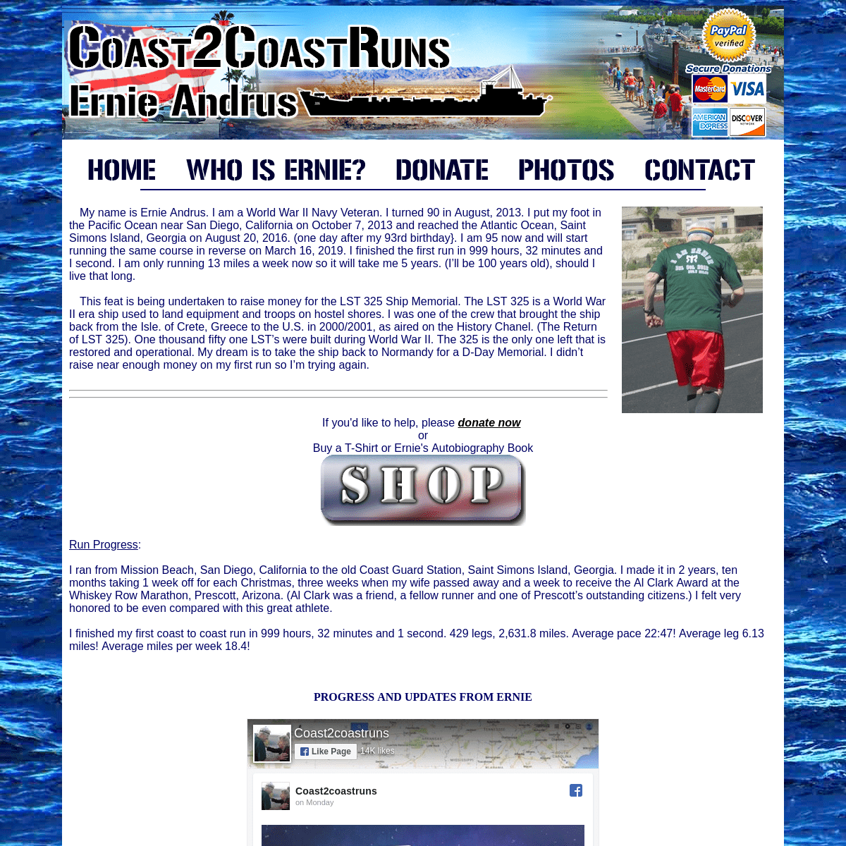 A complete backup of coast2coastruns.com