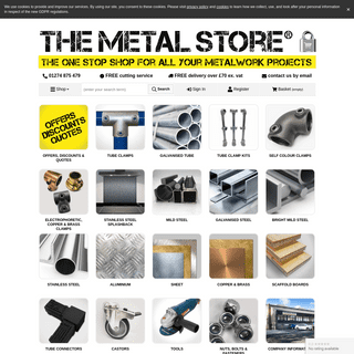 The Metal Store™ Official Website | Free Delivery £70+ | 10 Free Cuts