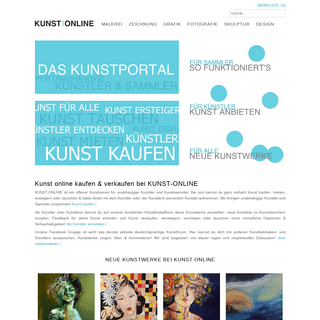 KUNST-ONLINE | Kunst ausgezeichneter Künstler online kaufen & verkaufen!