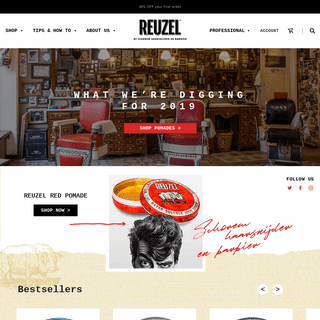 Hair Pomade | Hair Styling Products for Men | Beard Products | Reuzel 