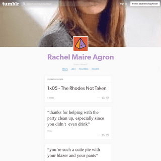 Rachel Maire Agron 