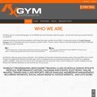 RxGym- All-In-One Gym Software as Prescribed by Gym Owners