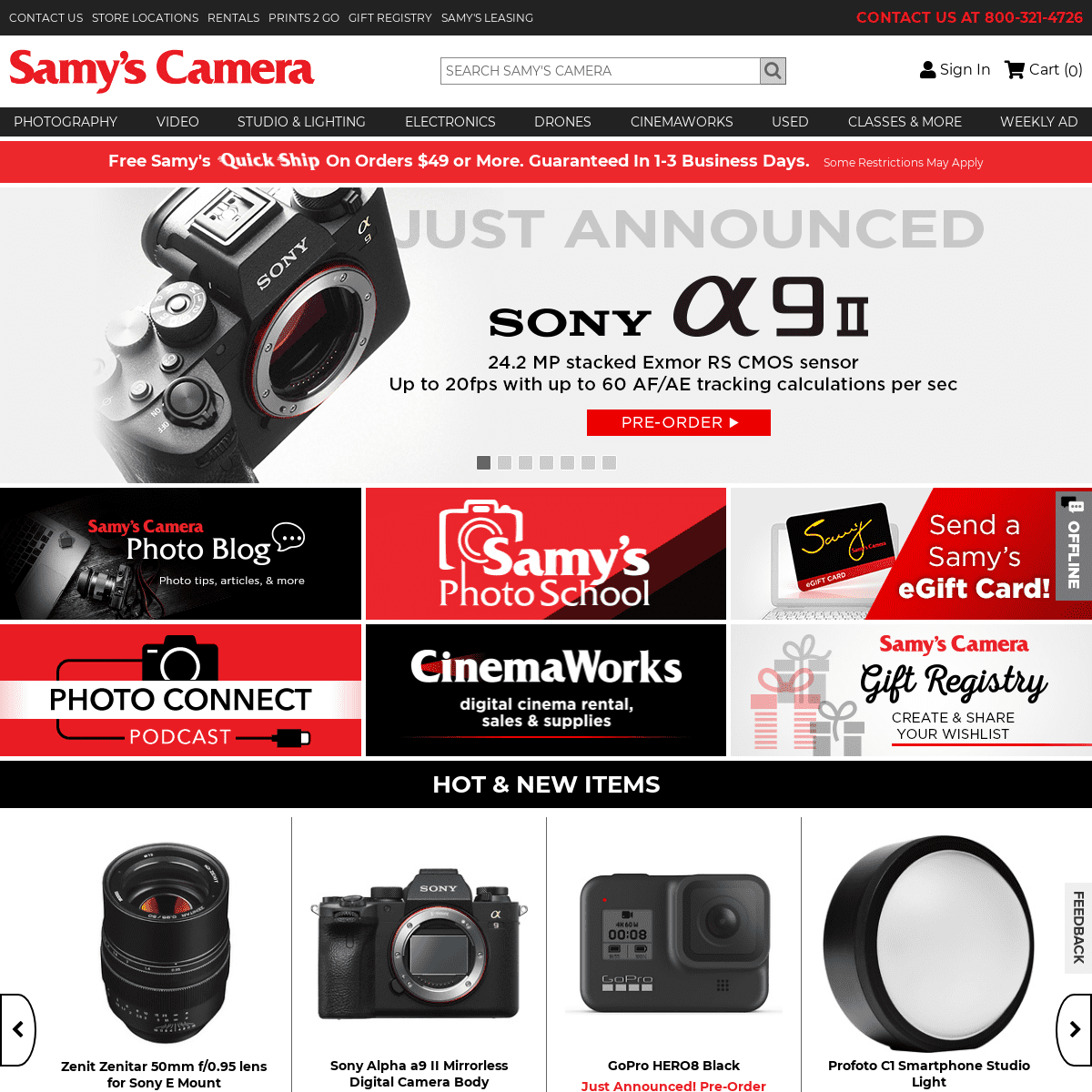 A complete backup of samys.com