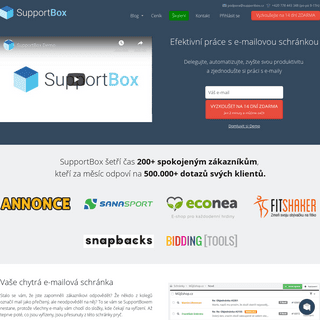 SupportBox - Software pro zákaznickou péči