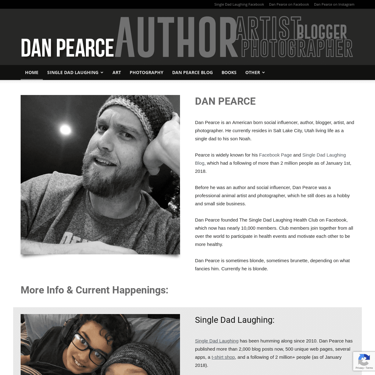 Dan Pearce: Author, Blogger, Photographer, Artist, Designer