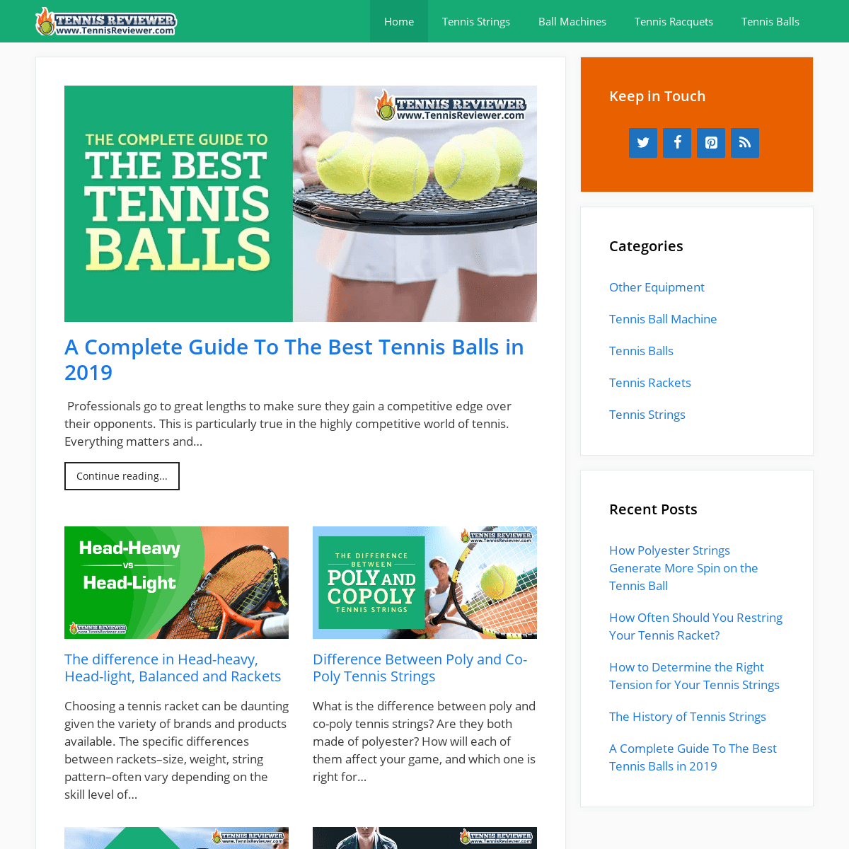 Home - Tennis Reviewer