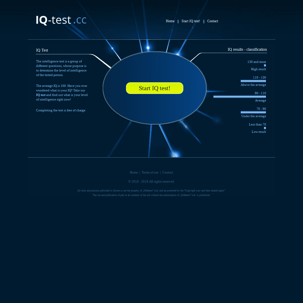 IQ test - Online Intelligence test