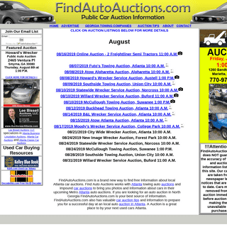 Public Car Auctions in Atlanta Georgia