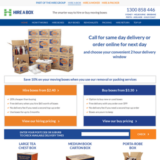 Hire Or Buy Moving Boxes With Hire A Box