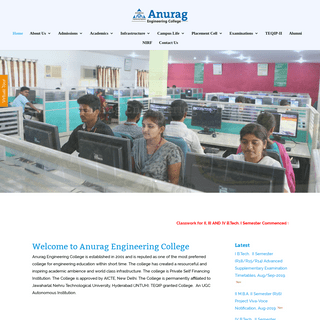 Anurag Engineering College | Top Rural Engineering College