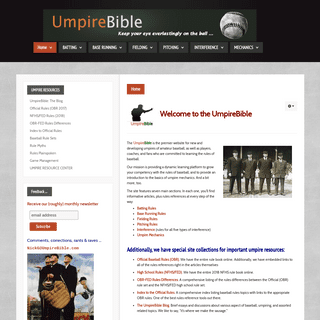 Home - UmpireBible