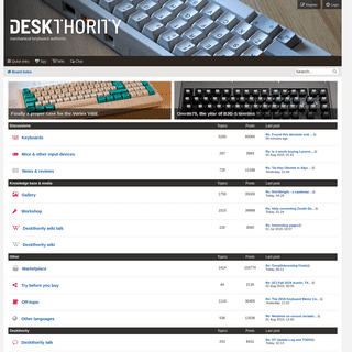 deskthority - Index page