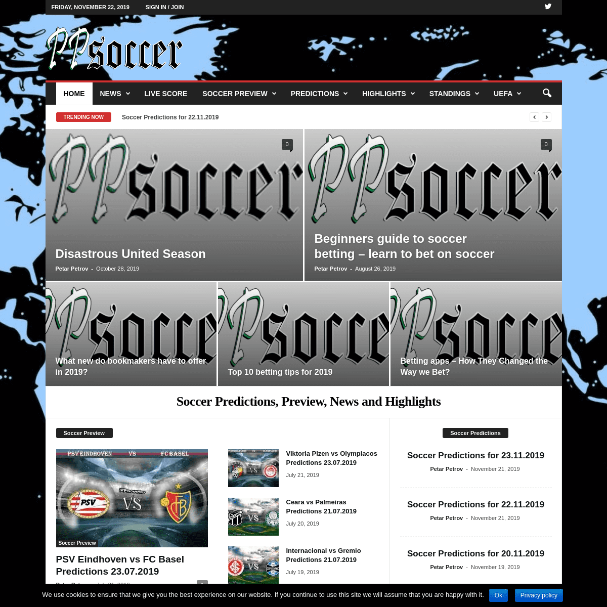 A complete backup of ppsoccer.com
