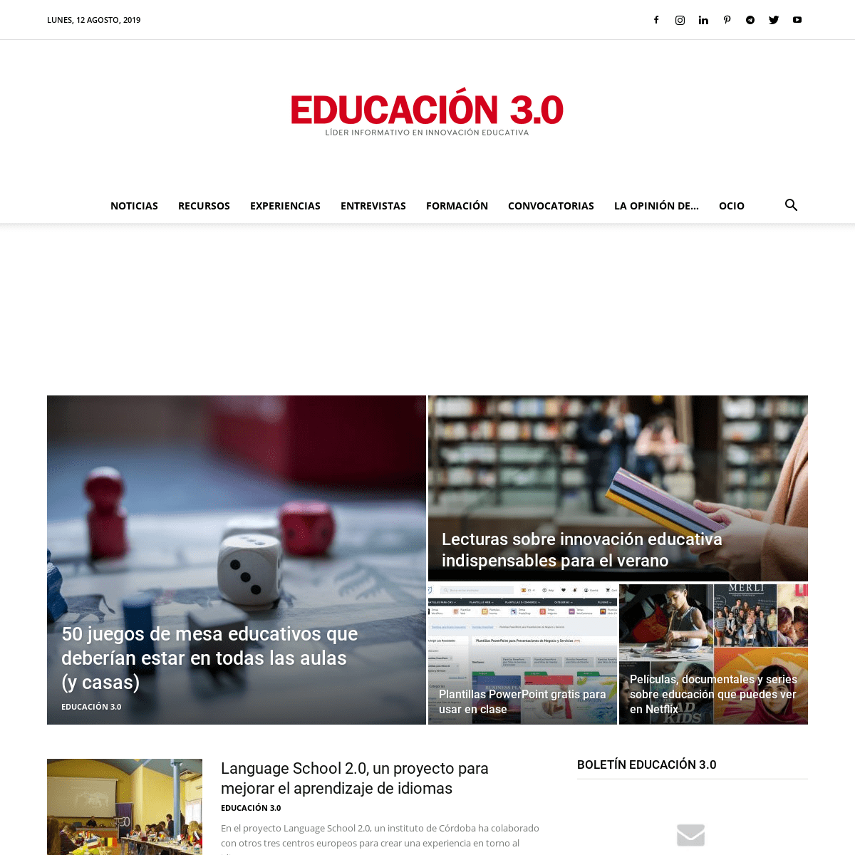 EDUCACIÓN 3.0 | Líder informativo en innovación educativa