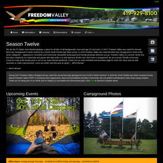 A complete backup of freedomvalleycamping.com