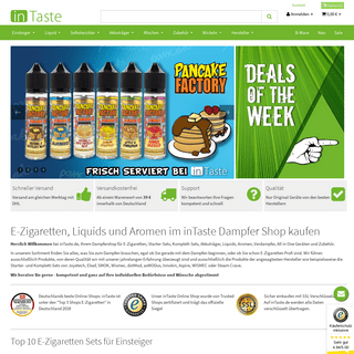Dampfer Shop: E-Zigaretten zu Top-Preisen kaufen | inTaste