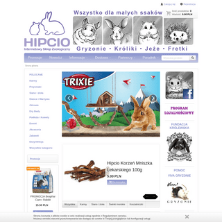 Internetowy Sklep Zoologiczny HIPCIO
